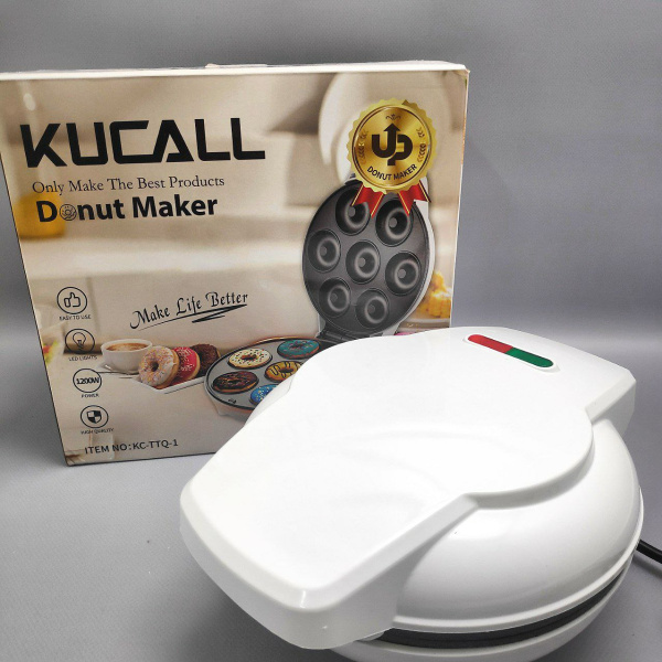 Аппарат для выпечки мини-пончиков Donut Maker KC-TTQ-1 на 7 форм, 1200W